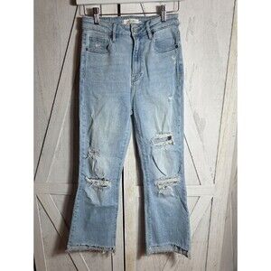 Hidden Distressed Bootcut Jeans Size 26